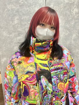 ガルボ ヘアー(garbo hair) デザインカラー