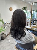 コテ巻き風パーマ