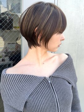 アンド ストーリーズ(&STORIES) ショートボブ髪型20代30代前髪あり前髪なし面長丸顔【荒牧】AY