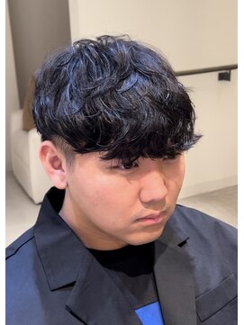 スイッチ(men's SWITCH) 大分メンズシャドウ無造作パーマスパイラルマッシュ刈り上げ