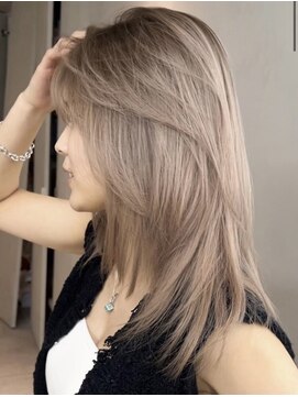 シエロビューティー(CIELO beauty) ハイライトカラーミルクティーベージュケアブリーチダブルカラー