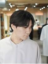 クオル 立川(QOL) 毛流れセンターパート ニュアンスパーマ 大人男子ヘア