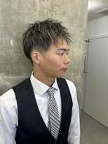 キング 高槻(K!ng)&nbsp;縮毛矯正髪質改善ハイライトレイヤーカット高槻美容室エクステ