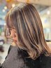 【アクセントのあるstyle】透明感カラー+ハイライト【￥10800】 