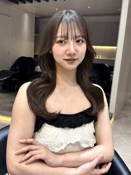 ロンド ロワール 門前仲町(Lond Loire) 韓国レイヤーカット/くびれ巻き/前髪顔周り/セミディ[門前仲町]