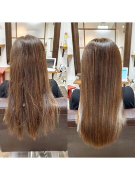 ニーノ(Nino) 20代30代40代髪質改善トリートメント艶感ストレート