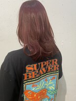 リタ(RITA)&nbsp;ブリーチ無しのダブルカラー　Cassis red