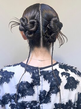 リリー シブヤ(Lilly shibuya) 【Lilly渋谷】#カチモリ#ヘアセット#ヘアアレンジ#編み込み