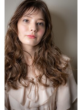 カバーヘア ブリス 戸田公園西口店(COVER HAIR bliss) メルティカラー韓国風巻きフェミニンロングv戸田公園30代40代