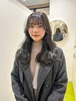 ギグス 栄店(gigs)&nbsp;韓国風 レイヤーカット オリーブグレージュ 似合わせカット