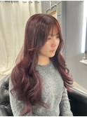 #ロングヘア#暖色#巻き髪
