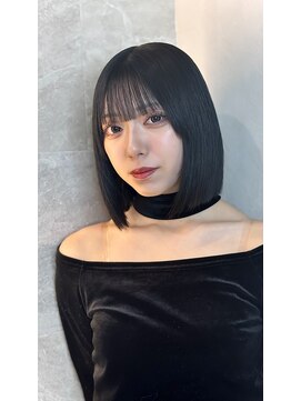 ロンド ルージュ 銀座店(Lond rouge) 韓国ボブ］首を長く魅せ小顔効果◎Aラインボブ！