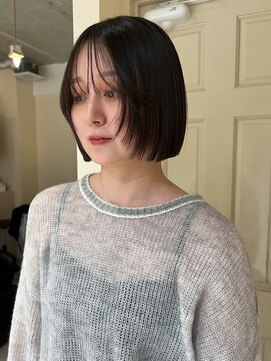ホテリー(Hotely) レイヤーボブ/ラインボブ/切りっぱなしボブ/前髪ありボブ