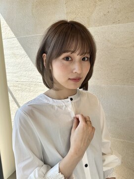 ソト 銀座(soto.) ミディアムヘア/暗めカラー/デザインカラー/レイヤーカット/銀座