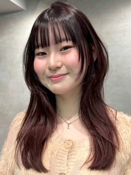 シャルムバイケンジ(Charm.by KENJE) 30代40代50代外ハネミディアムレイヤー髪質改善酸性ストレート