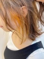 タヤ 三軒茶屋店(TAYA)&nbsp;大人気◎インナーカラー×パツっと外ハネボブ