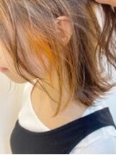 タヤ 三軒茶屋店(TAYA) 大人気◎インナーカラー×パツっと外ハネボブ