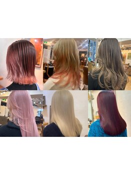 パーソナルカラー診断で本当に似合う色が見つかる。艶と透明感あふれるハイトーンへ◇【ハイライト】