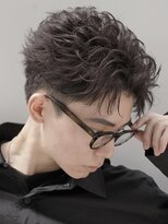 フィフス(fifth)&nbsp;原宿フェザーパーマメンズカットセンターパートコンマヘアfifth