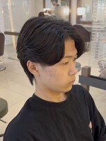 スタイル 成城学園前(STYLE) メンズ センターパート 毛流れパーマ