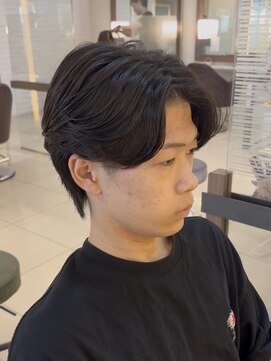 スタイル 成城学園前(STYLE) メンズ センターパート 毛流れパーマ