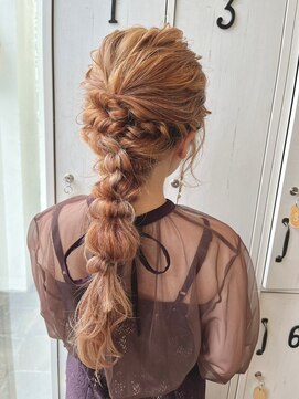 ルプラ チッタ(le-pla Citta) ヘアセット/編み込み/ベージュ