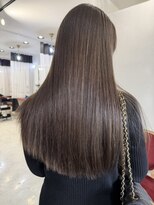 ナービス(NARVIS)&nbsp;艶髪/透明感/ブラウングレージュ/ストレート/髪質改善