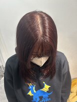 ヴィジュアリスト(VISUALIST)&nbsp;wine red×ハッシュカット