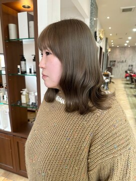 ブランシェ神領店 ブリーチカラー　ベージュカラー