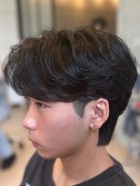 エリマバイフィフス 調布(elima by fifth) 調布フェザーパーマスパイラルパーマセンターパートウルフゆるめ