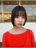 アンニュイ質感ミニボブ