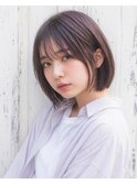 ボブ×20代30代×レイヤーボブ×グレージュブラウン×池袋