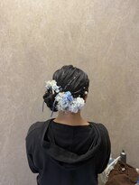 ヘアビジュー(hair bijou) サイドシニヨン