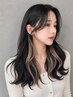 【お試し★ポイントインナー】韓国羽エクステ+エクステ染め￥38000