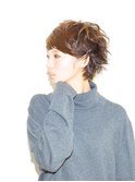 【モード＋ランダムパーマ】簡単スタイリングで可愛く