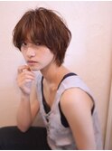 ジェンダーレスショートヘア 