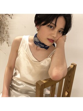 ロティー(loty) 黒髪×ハンサムショート