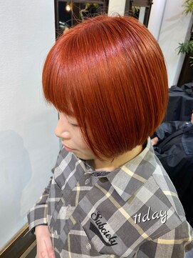 コレット ヘアー 大通(Colette hair) Orange color