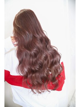 オズ 郡山桑野店(OZ) 《OZ田中》透明感ピンク#ブリーチしても艶々なんです!