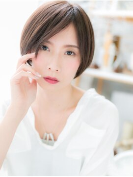 カバーヘア 上尾西口店(COVER HAIR) ★グレーベージュひし形シルエット小顔ショート30代40代50代★7