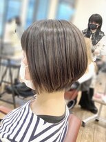 グランシュ 青葉台店(GranCieux)&nbsp;艶感前下がりショートボブ