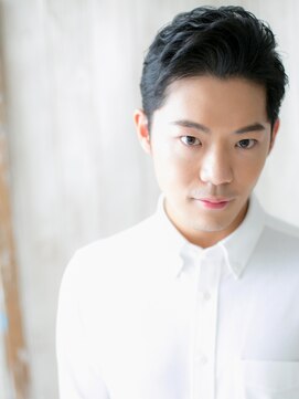 メンズヘア ビーセカンド 草加店(MENS HAIR B-2) アップバングでビジネス好感度大!ツーブロックショートT草加