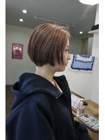 ムク(Muku)&nbsp;ハイトーンベージュと丸みショート