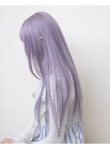 ホワイトラベンダー×レイヤーロング