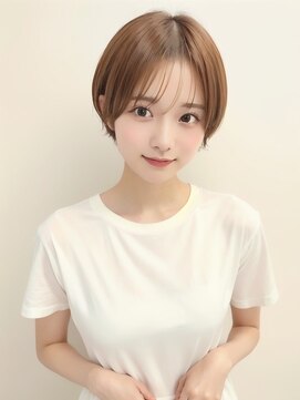 レビジュヘアー 桂店(LEVIJU HAIR) 20代30代40代大人可愛いワンサイドひし形ショートボブ☆