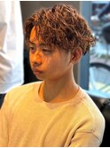 20代30代　こなれ感　ブラウンカラー　波巻きスパイラル