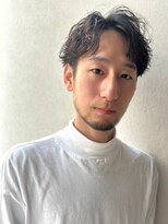 メンズサロン ブロック(Men's Salon bloc) 30代40代　メンズショート　ニュアンスパーマ　爽やか