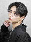センターパート ニュアンスパーマ ダウンパーマ