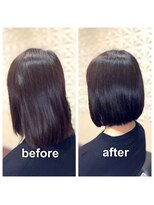 アウラ(aura) カット+ハーバルカラー+艶髪トリートメント