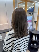 ユニ バイ マグ 長野店(Uni.by Mag)&nbsp;20代30代グレージュ髪質改善カラー韓国ヘア透明感レイヤーカット